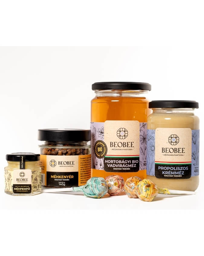 Természetes méz- és propoliszcsomag megfázásos időszakra.