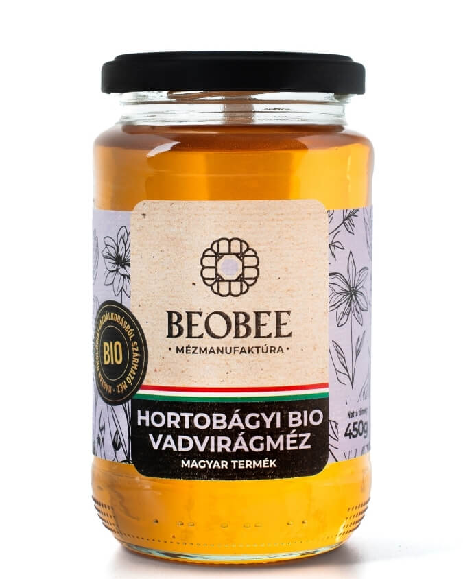 450 grammos bio vadvirágméz a Hortobágy területéről.