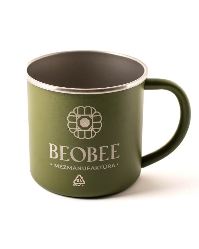 300 ml-es kerámia bögre mézes dizájnnal.