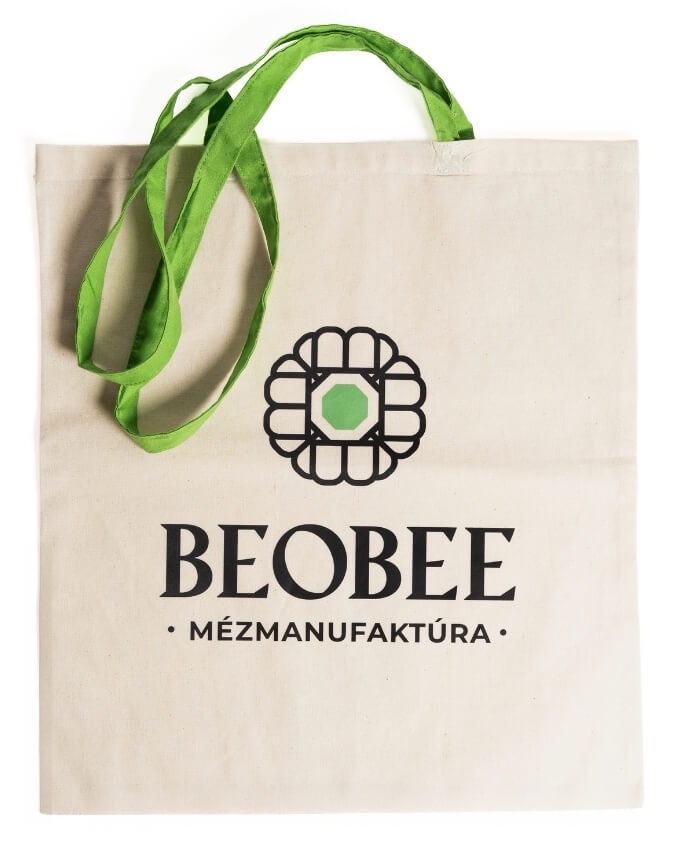 BeoBee logós vászontáska
